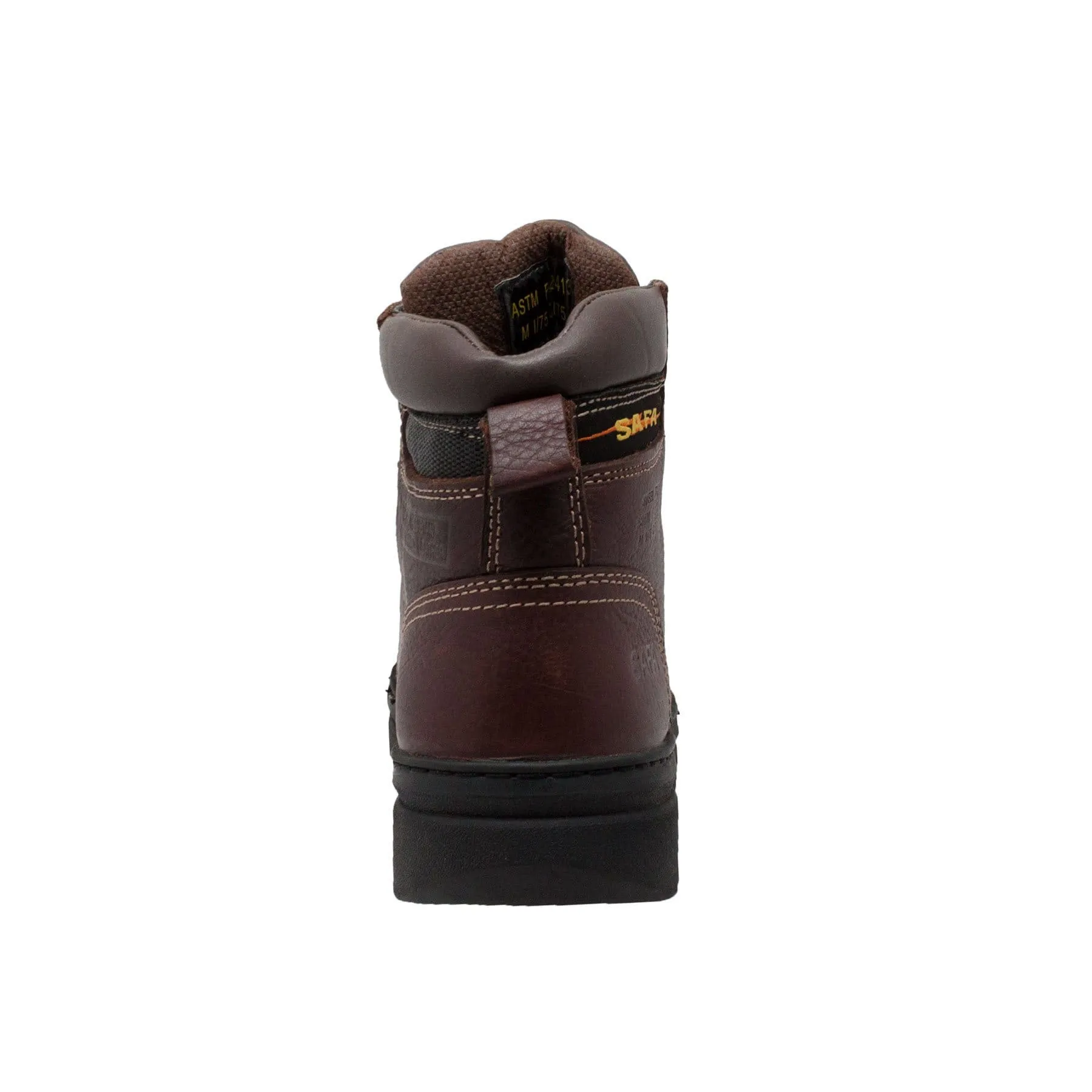 AdTec Men's 6" Full-Grain Tumbled Leather Internal Metatarsal Guard Steel Toe Hiker