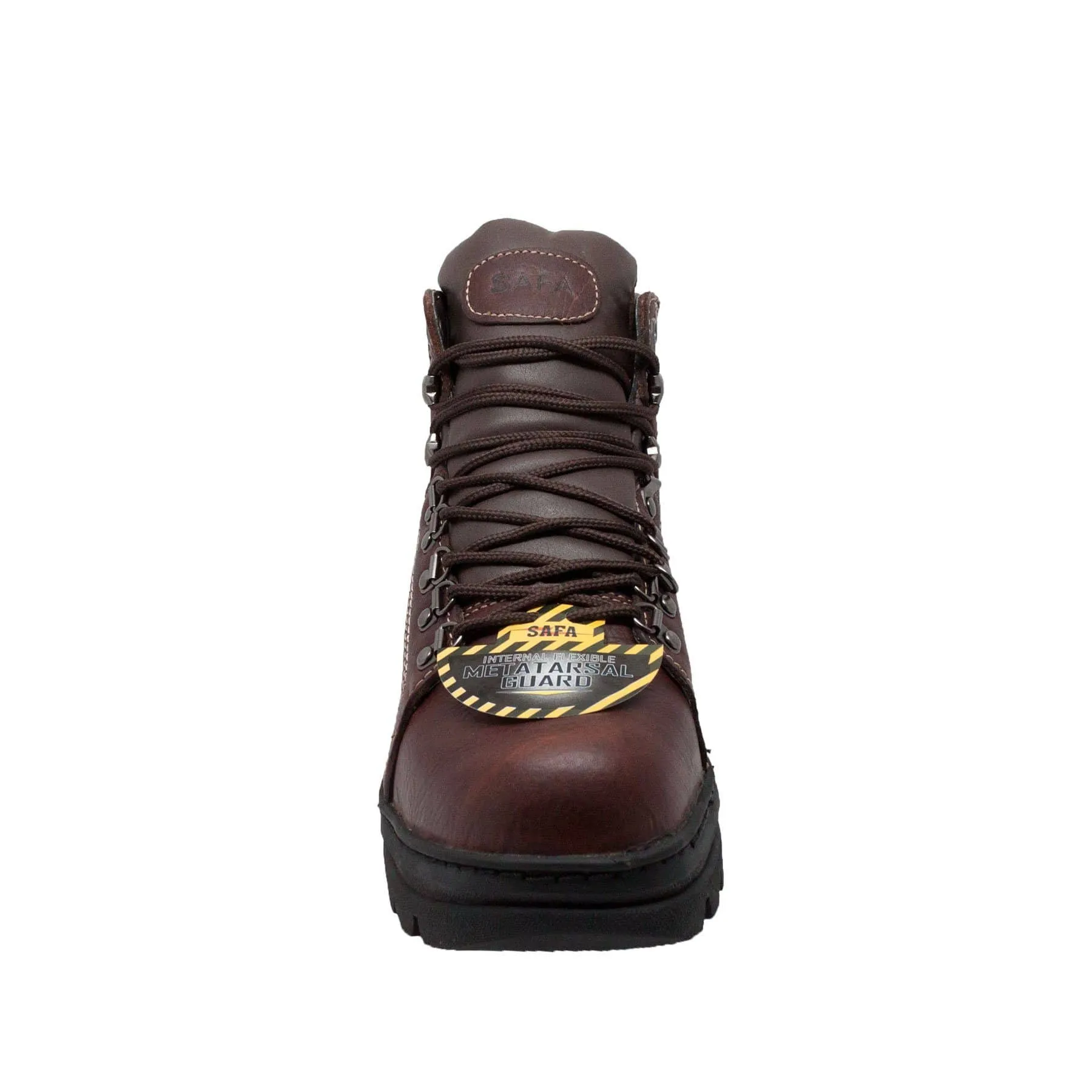 AdTec Men's 6" Full-Grain Tumbled Leather Internal Metatarsal Guard Steel Toe Hiker
