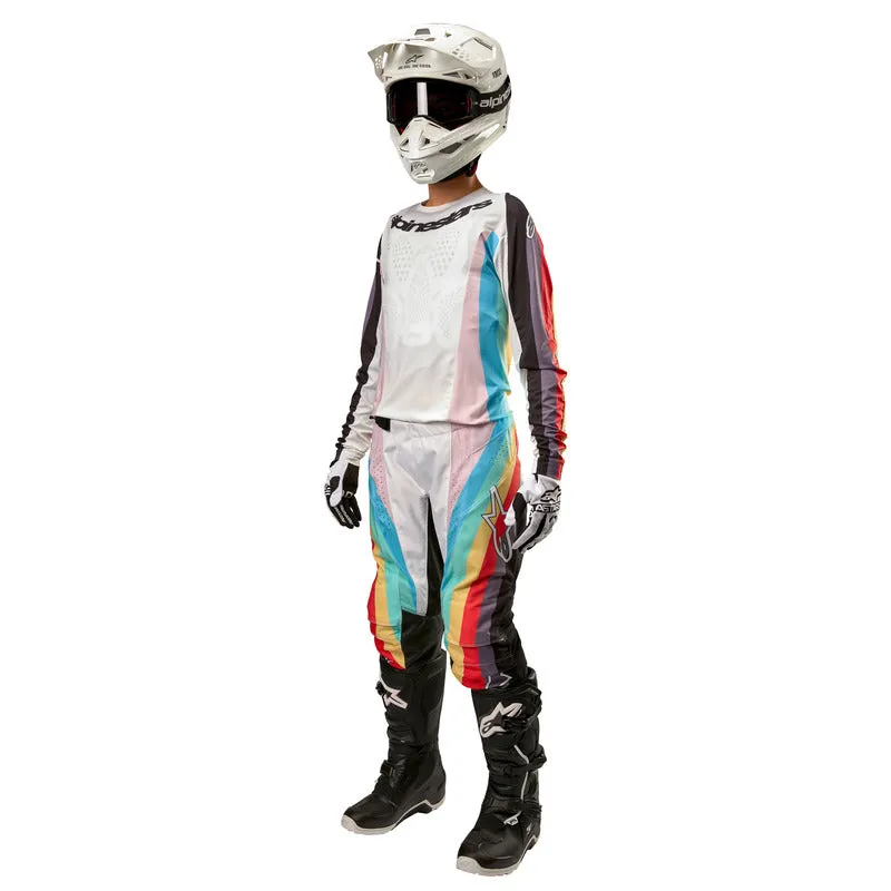 ALPINESTARS 2024 WOMENS TECHSTAR JERSEY - BLACK MULTICOLOR