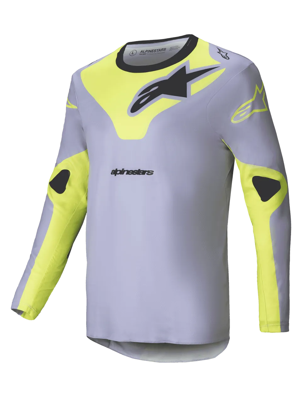 ALPINESTARS 2025 RACER VEIL JERSEY - GREY FLURO YELLOW