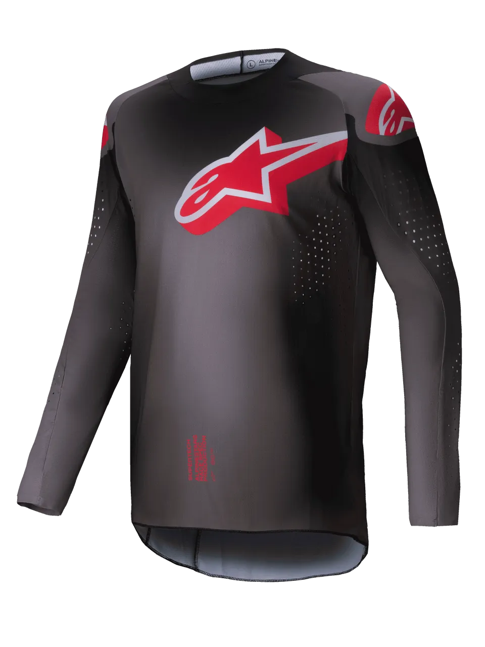 ALPINESTARS 2025 SUPERTECH LIPAN JERSEY - SMOKE BRIGHT RED