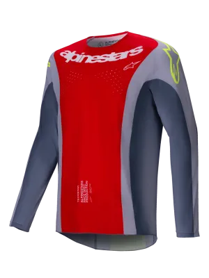 ALPINESTARS 2025 TECHSTAR MELT JERSEY - BRIGHT RED GRAY