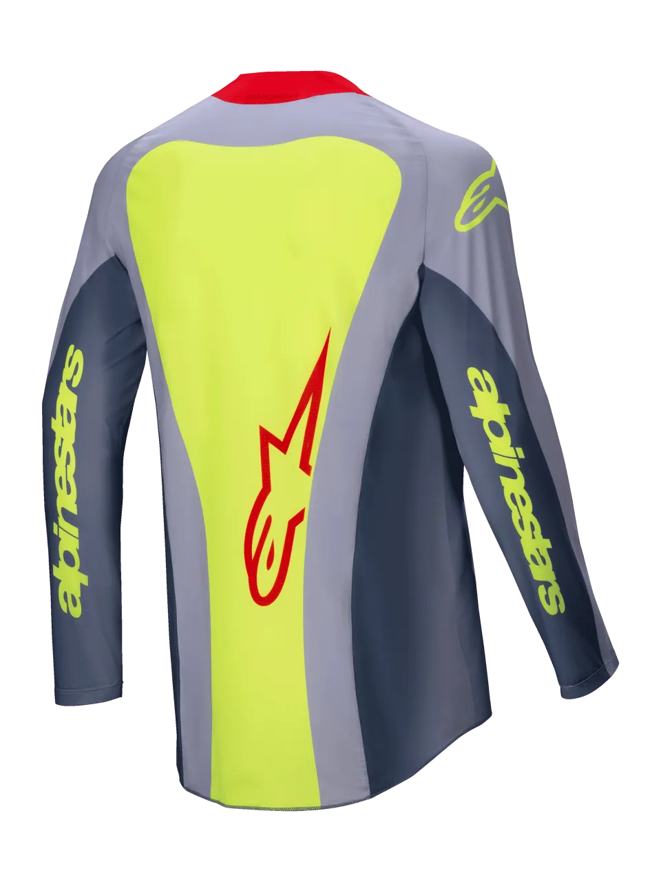 ALPINESTARS 2025 TECHSTAR MELT JERSEY - BRIGHT RED GRAY