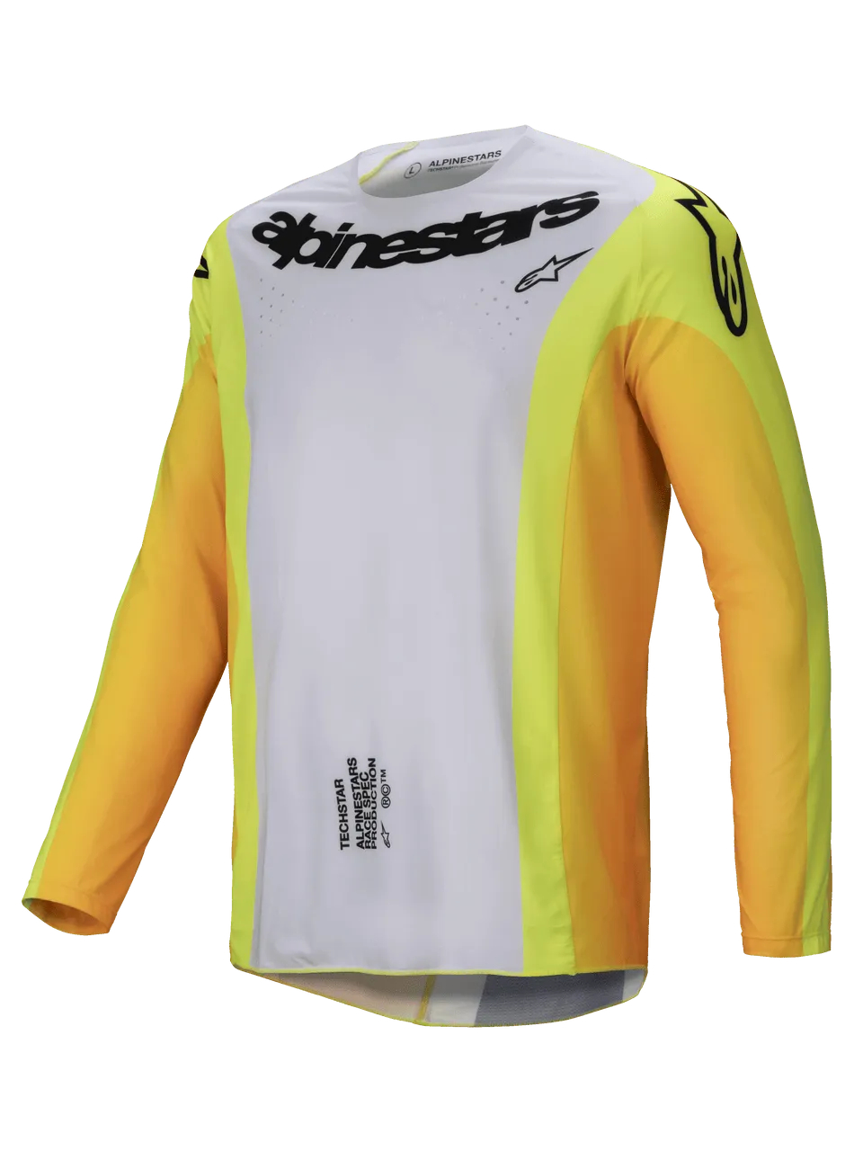 ALPINESTARS 2025 TECHSTAR MELT JERSEY - YELLOW BLACK