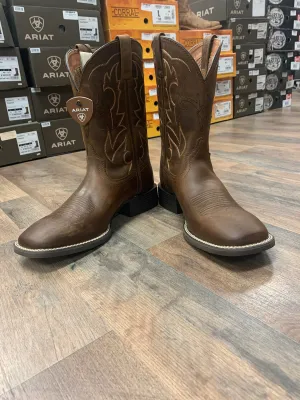 Ariat Men's Sport Outdoor Deer Skull Distressed Brown Boots