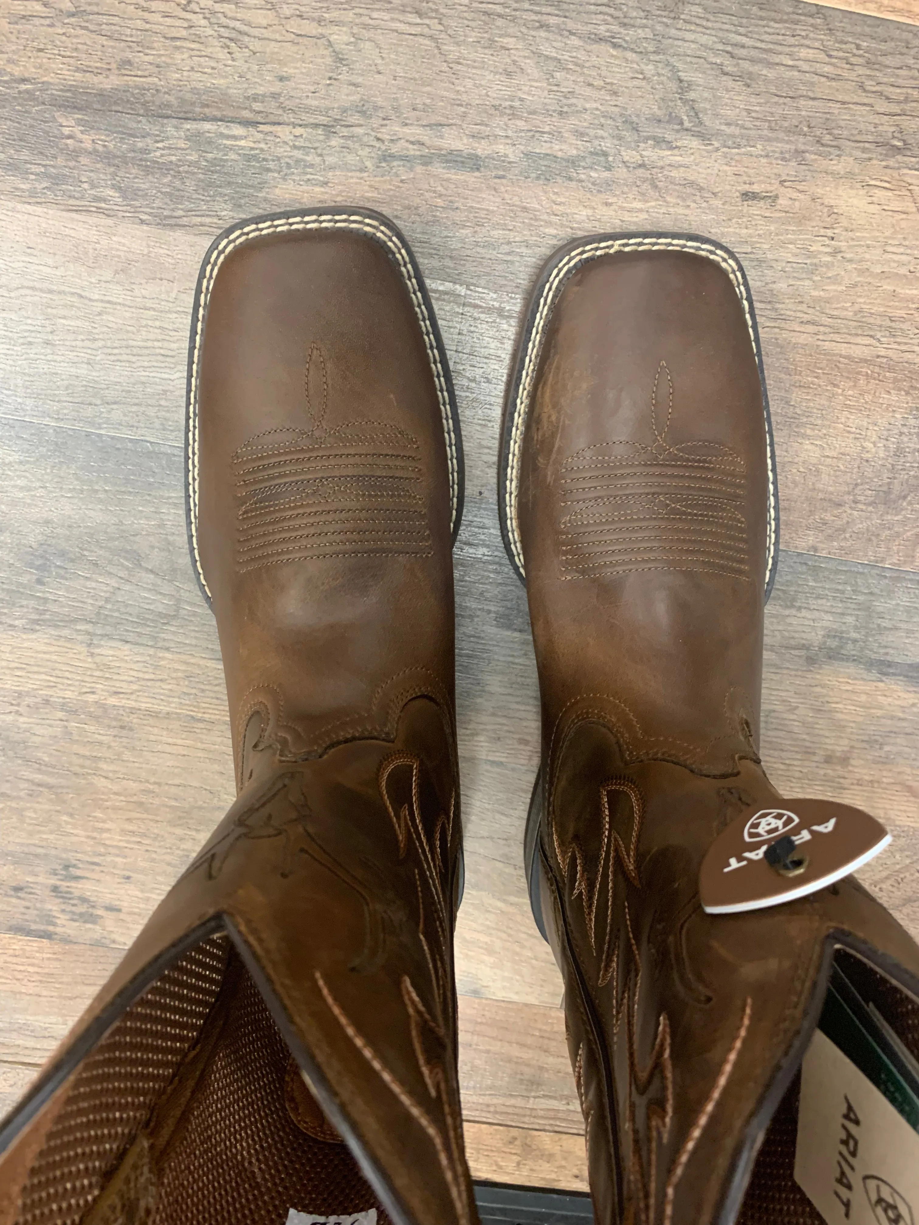 Ariat Men's Sport Outdoor Deer Skull Distressed Brown Boots