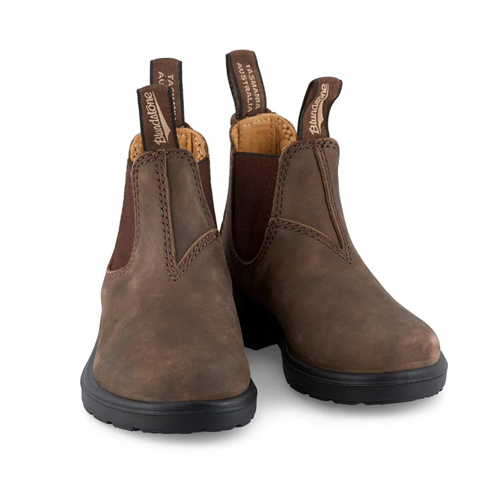 Blundstone Kids 565 Chelsea Boots (Rustic Brown)