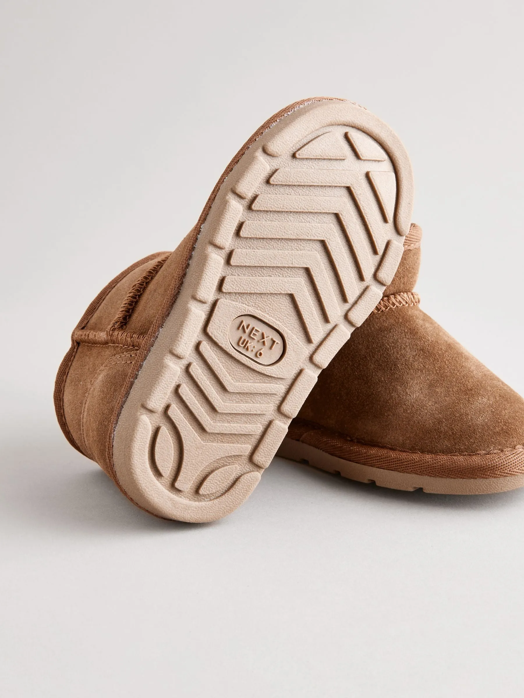 Brown Warm Lined Suede Boots