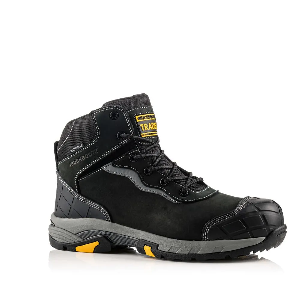Buckbootz BLITZ S3 Waterproof Safety Boots Lightweight Buckler Boots, Tradez