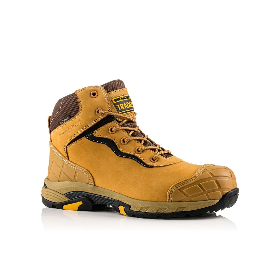 Buckbootz BLITZ S3 Waterproof Safety Boots Lightweight Buckler Boots, Tradez