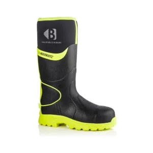 Buckler Hi-Vis Safety Wellies – Black & Yellow | BBZ8000BK/YL | Lightweight & EN Certified