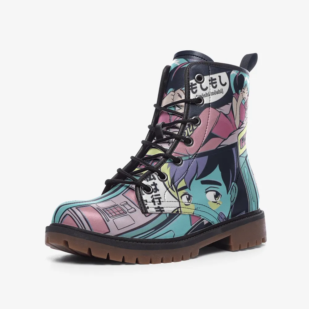 Calling you Manga Casual Leather Lightweight boots MT