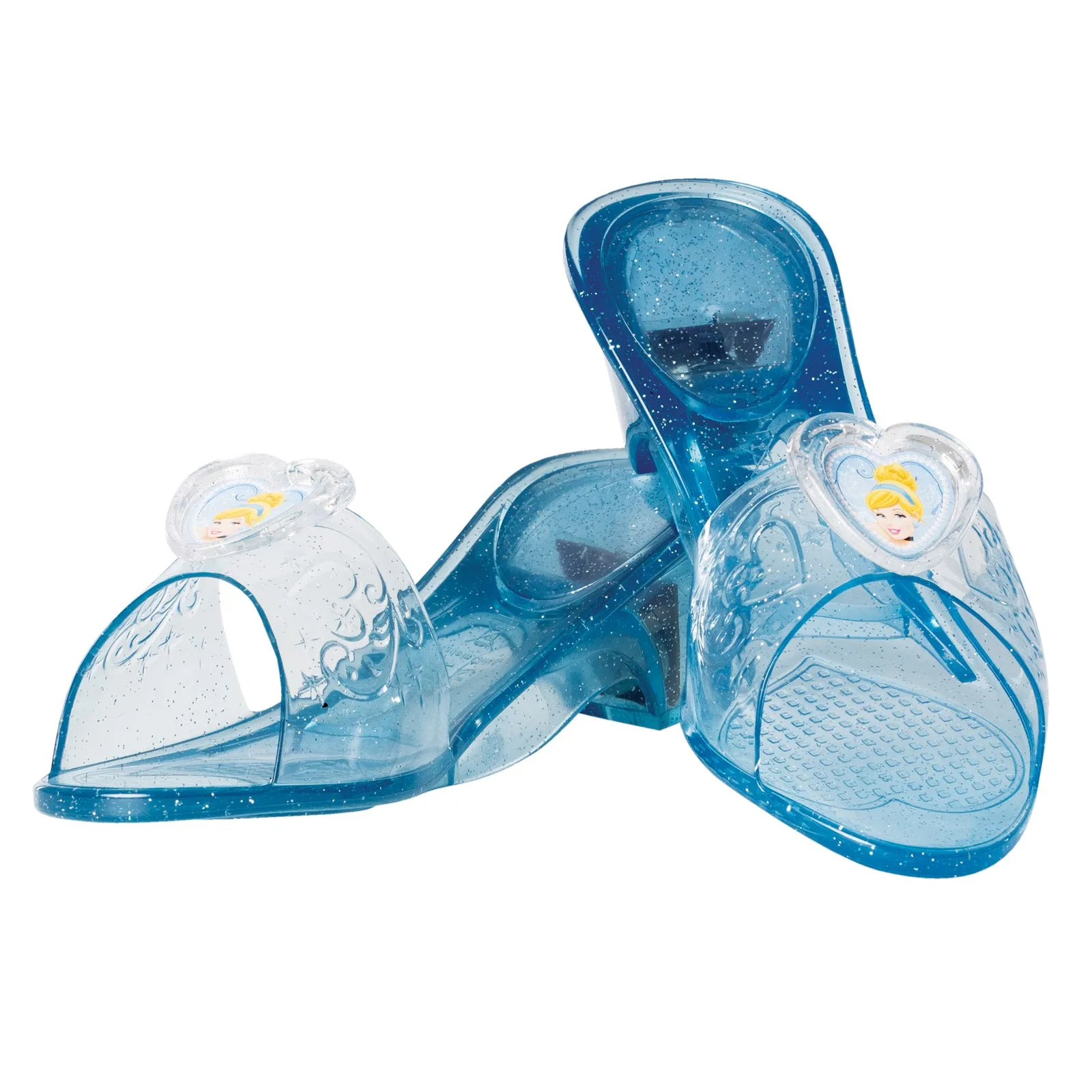 Cinderella Light-Up Jelly Shoes for Kids - Disney Princess Dress-Up Footwear