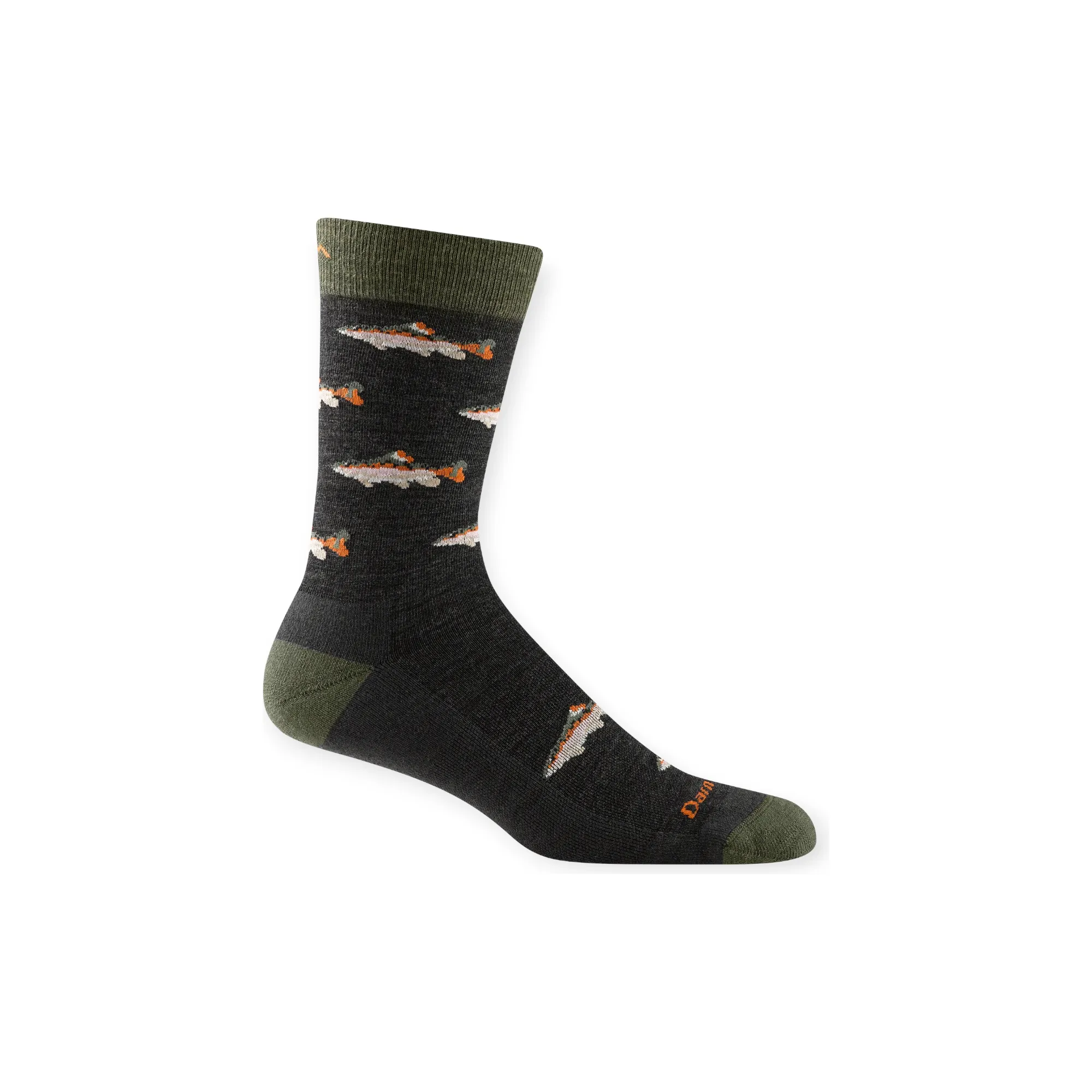 Darn Tough Men's Spey Fly Crew Lightweight Lifestyle Socks