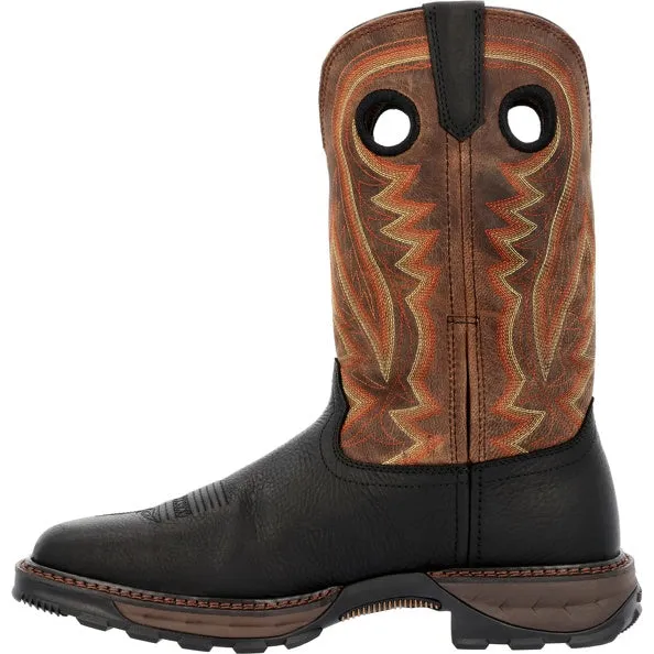 Durango Mens Brown 11" Western Onyx Dark Bay