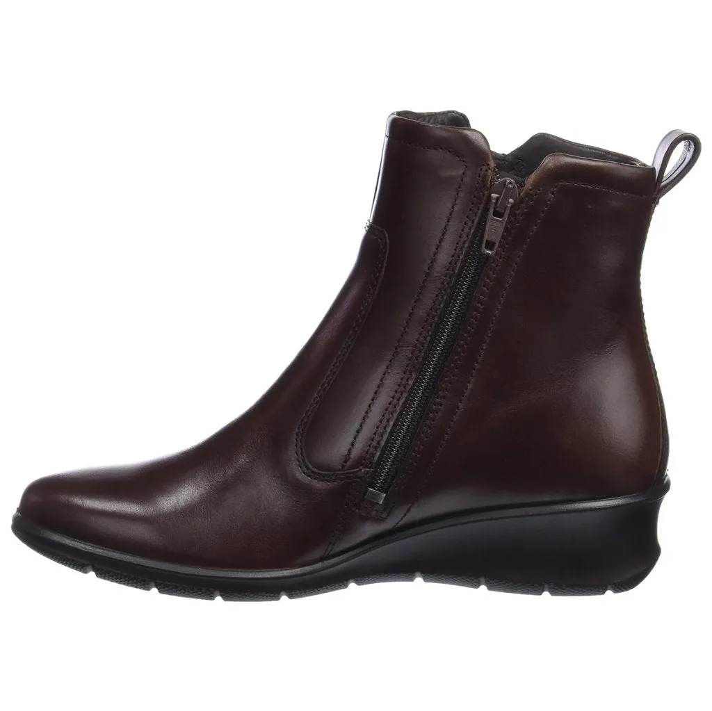 Ecco Felicia Full Grain Leather Women's Zip Up Ankle Boots
