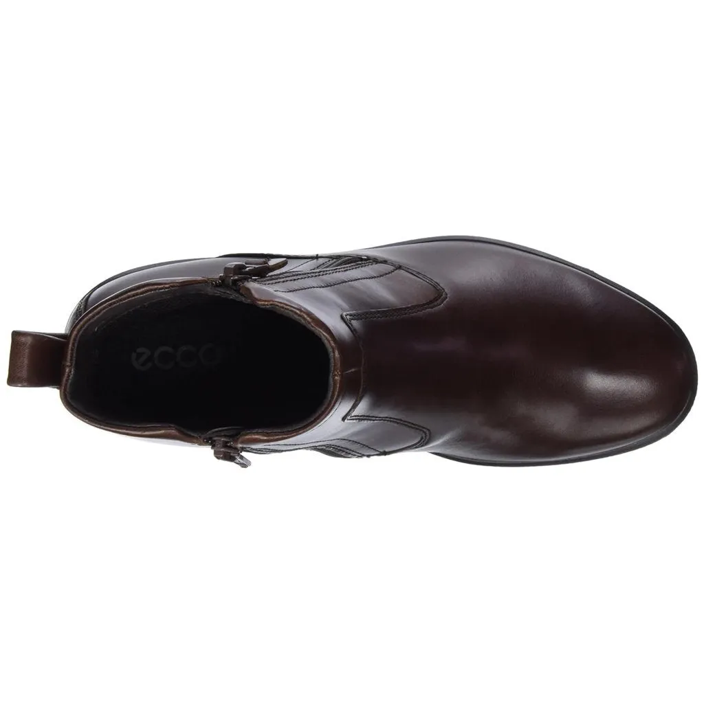 Ecco Felicia Full Grain Leather Women's Zip Up Ankle Boots