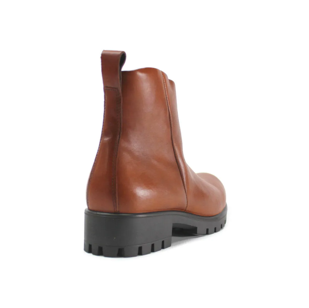 Ecco Modtray Full Grain Leather Women's Zip Up Ankle Boots
