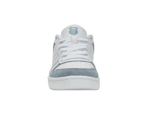 K-Swiss Women's Court Palisades White Ashley Blue Iridescent Shoes