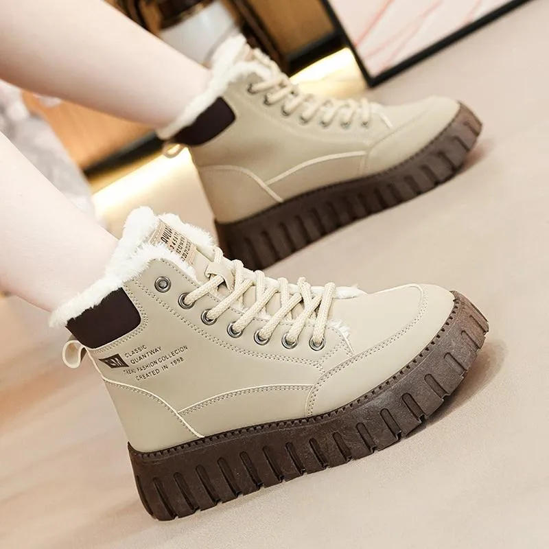 Leather Lightweight Women's Snow Boots