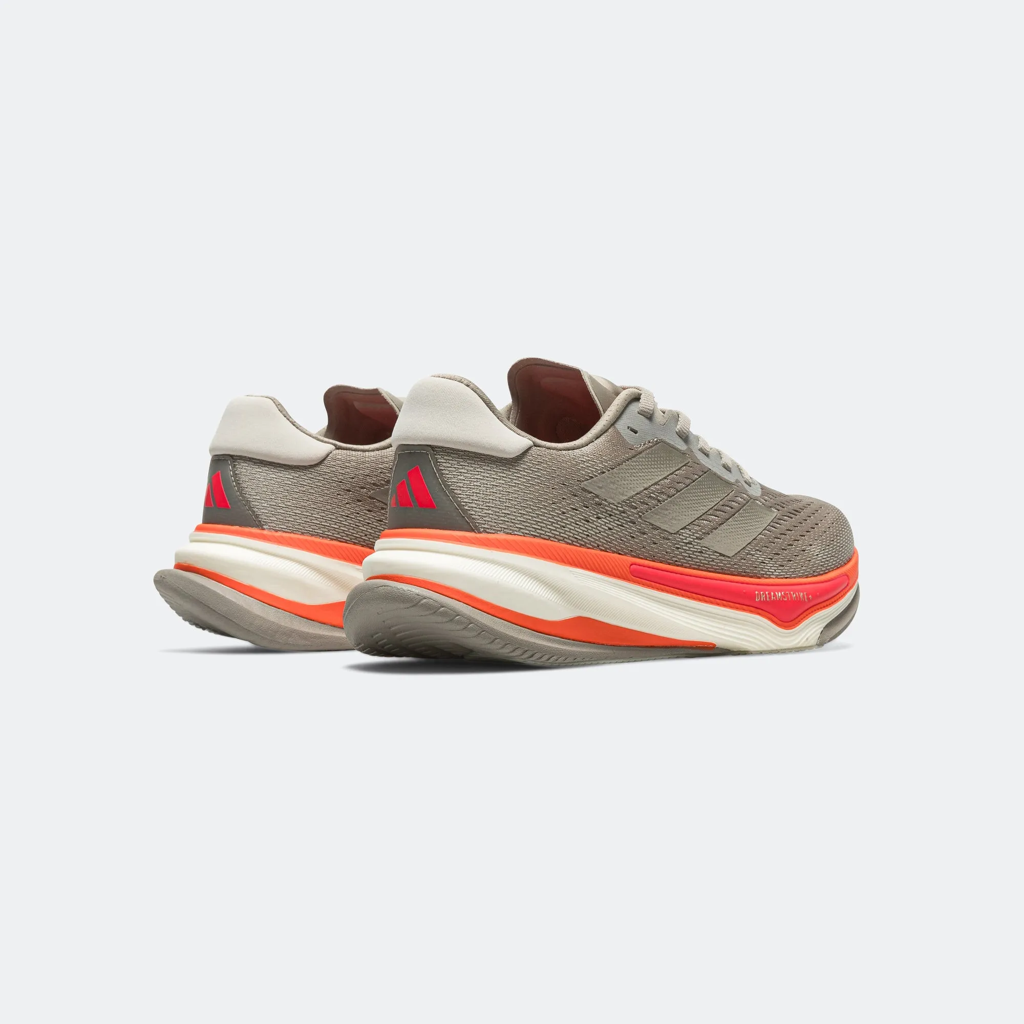 Mens Supernova Prima - Putty Beige/Cyber Metallic-Lucid Red