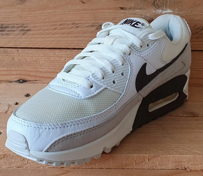 Nike Air Max 90 Suede/Leather Trainers UK7/US8/E41 CW7483-100 Sail/Baroque Brown