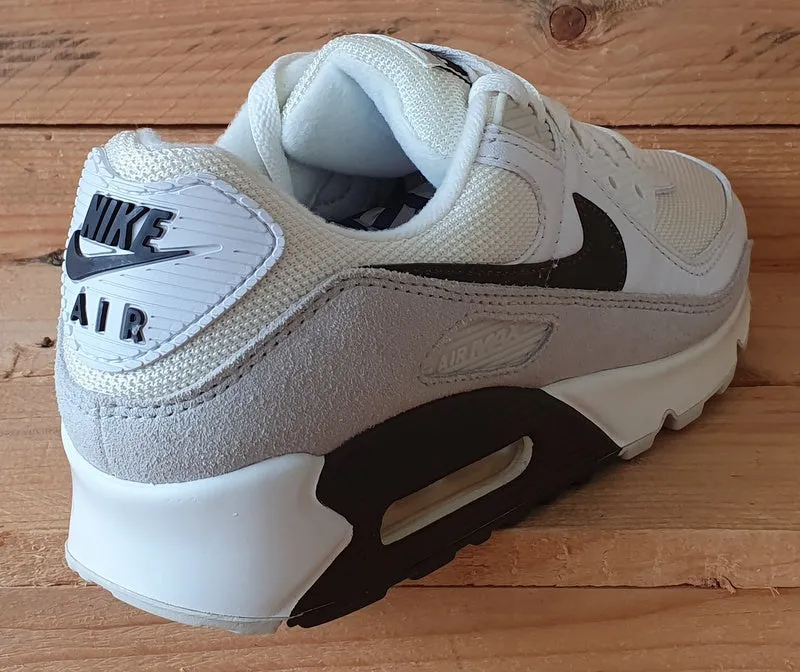 Nike Air Max 90 Suede/Leather Trainers UK7/US8/E41 CW7483-100 Sail/Baroque Brown