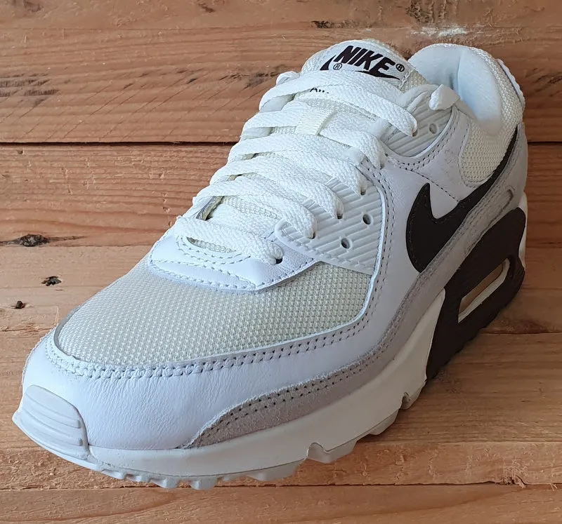 Nike Air Max 90 Suede/Leather Trainers UK7/US8/E41 CW7483-100 Sail/Baroque Brown