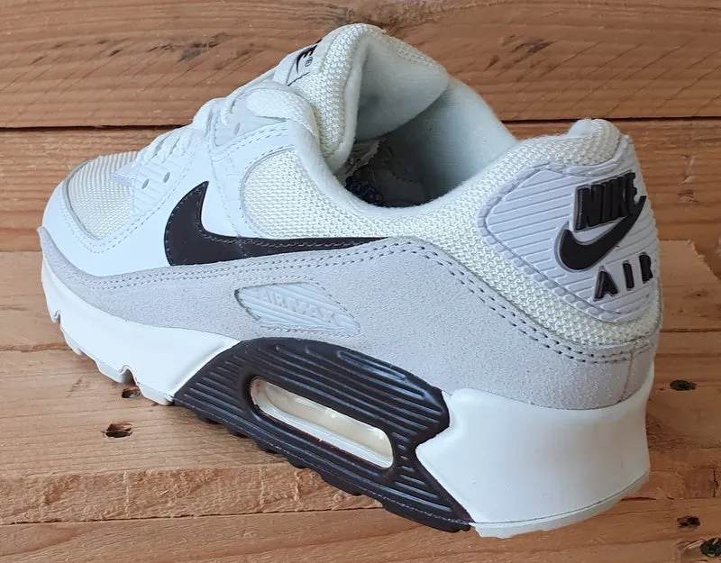 Nike Air Max 90 Suede/Leather Trainers UK7/US8/E41 CW7483-100 Sail/Baroque Brown