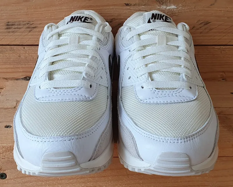 Nike Air Max 90 Suede/Leather Trainers UK7/US8/E41 CW7483-100 Sail/Baroque Brown