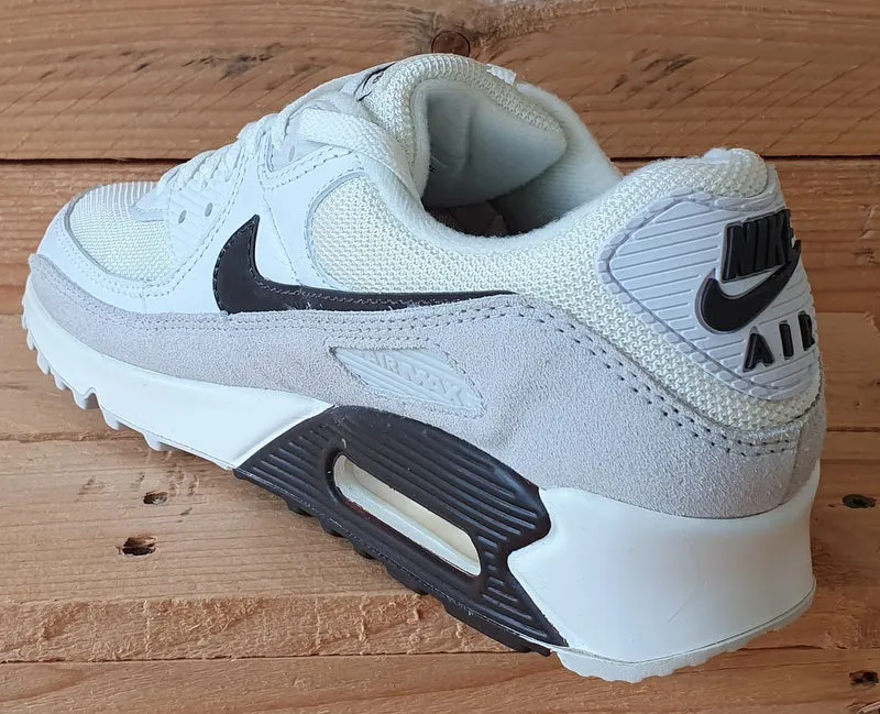 Nike Air Max 90 Suede/Leather Trainers UK7/US8/E41 CW7483-100 Sail/Baroque Brown