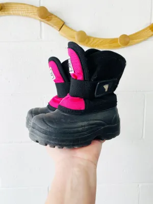 Pink   Black Scout Winter Boots, size 5
