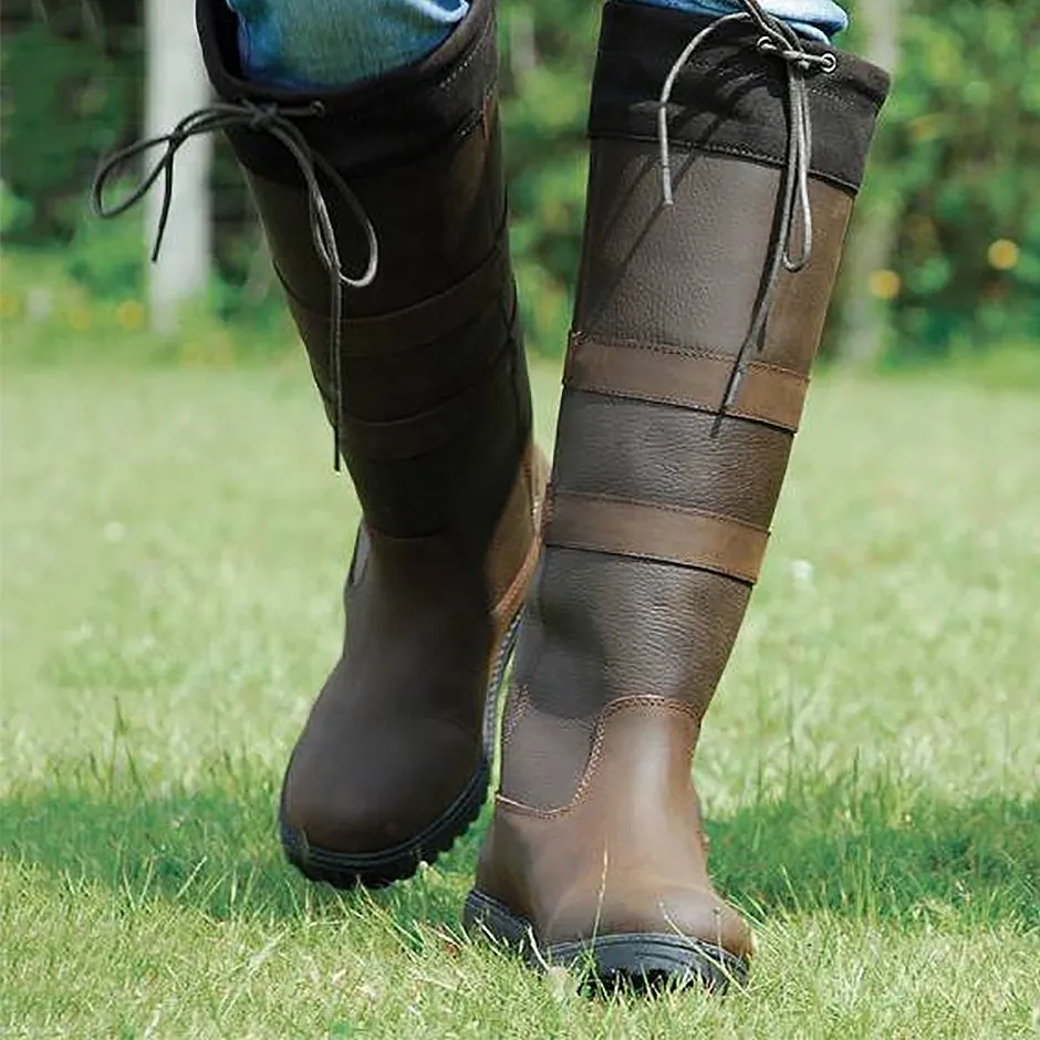 Rhinegold Elite Brooklyn Leather Country Boots
