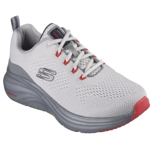 Skechers Mens Lightweight Grey/Orange Vapor Foam Trainer 232625