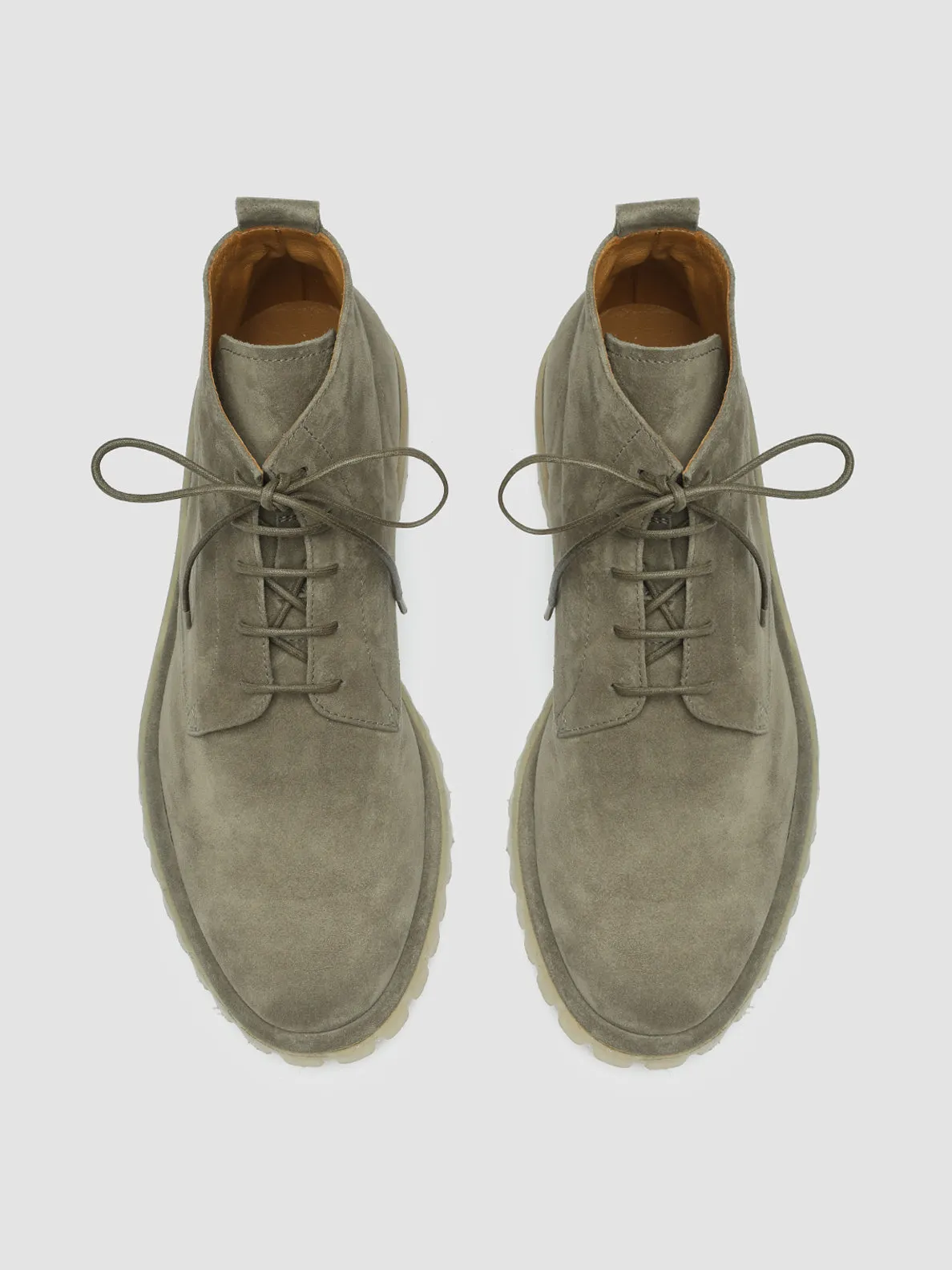 SPECTACULAR 002 - Grey Suede Lace-Up Boots