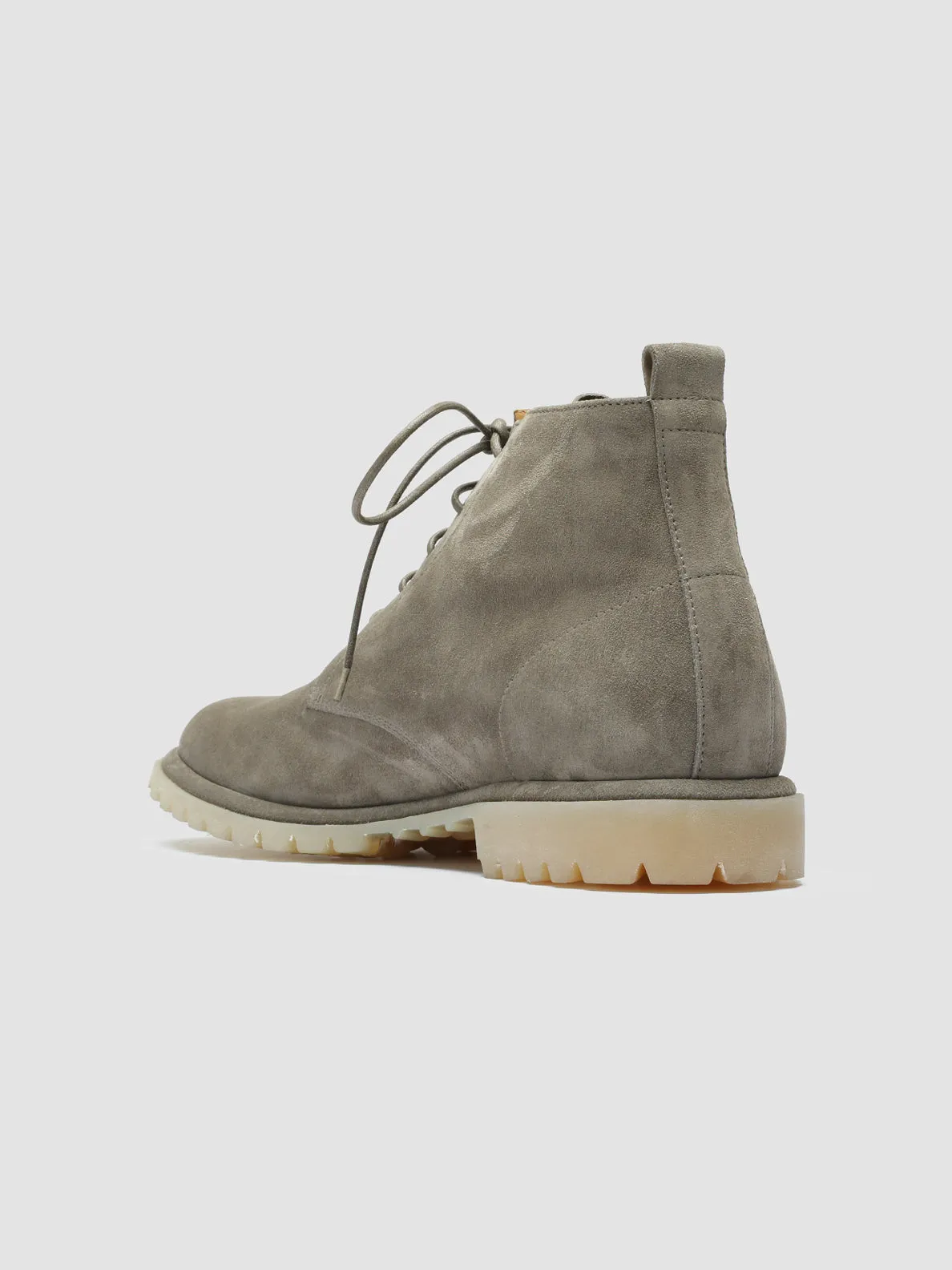 SPECTACULAR 002 - Grey Suede Lace-Up Boots