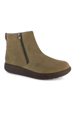 Strive Bamford II Boots Taupe Zip Up Leather