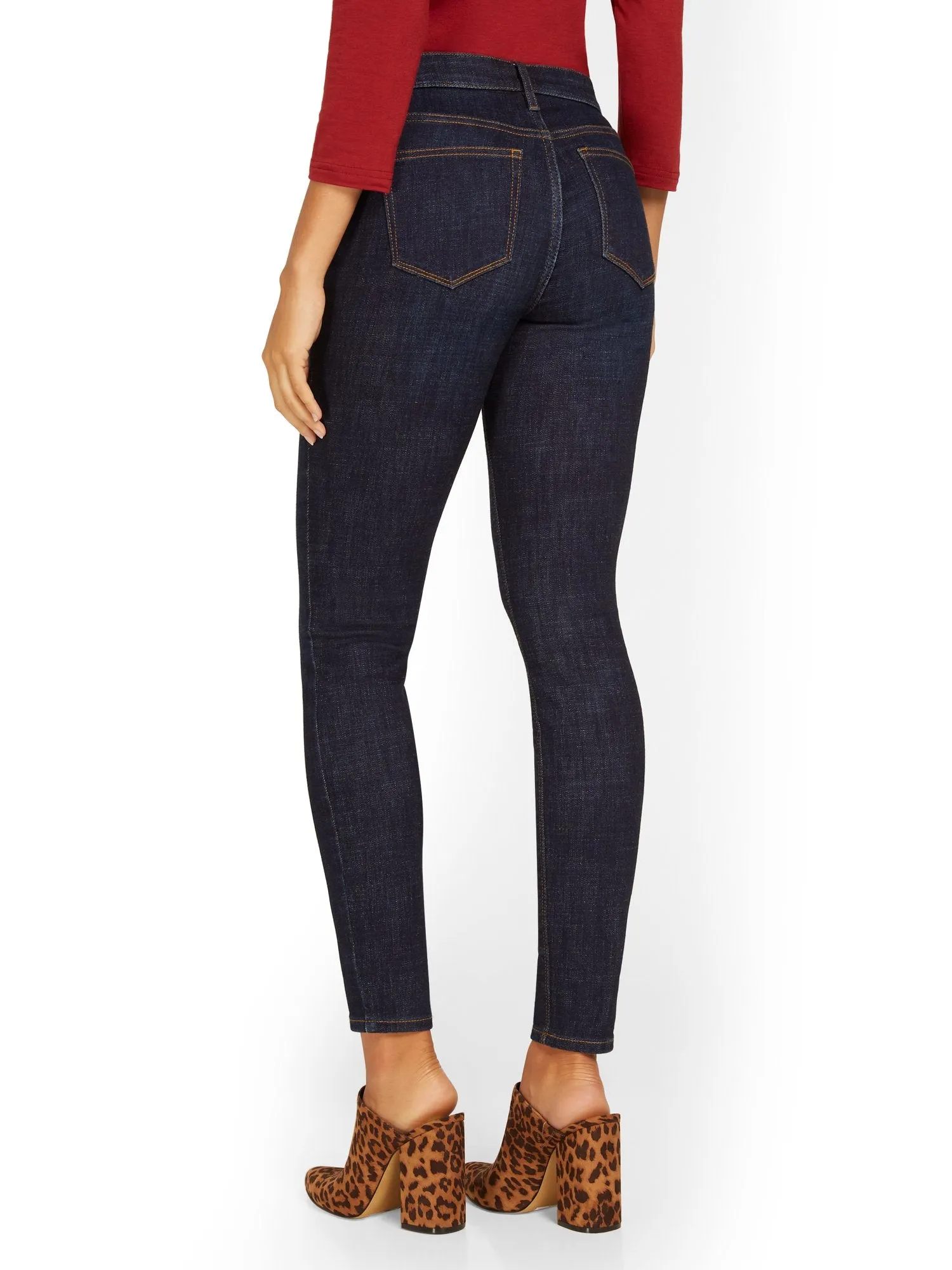 Tall Lexi Mid-Rise Super-Skinny Jeans
