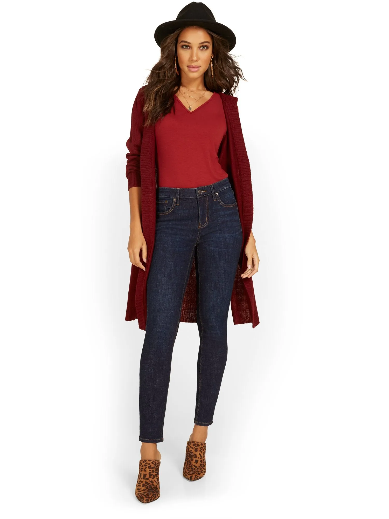 Tall Lexi Mid-Rise Super-Skinny Jeans